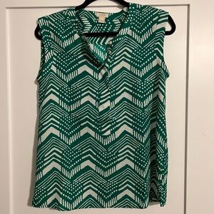 JCrew Sleeveless Silk Blouse